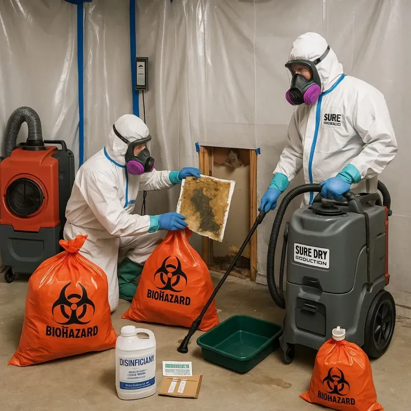 Contaminated Water Handling Protocols process in Alexander County, IL